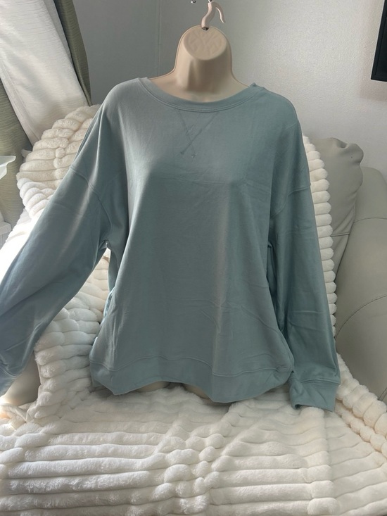 Rumia Sweaters - Everyday Relaxed Crewneck Sweatshirt in Sage